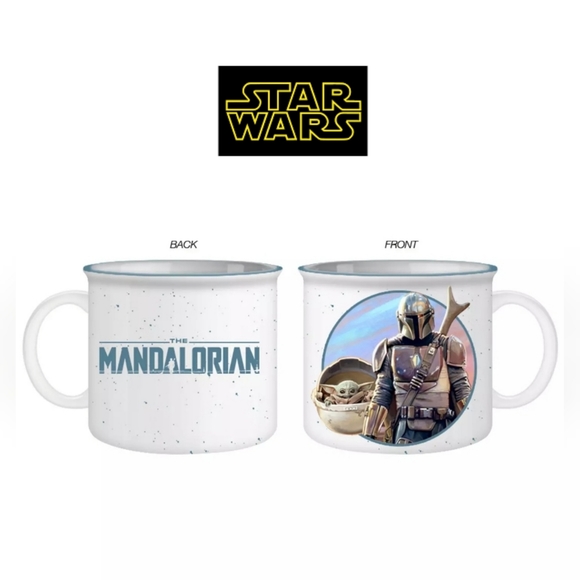 ⭐️2/$25⭐️ The Mandalorian and The Child Camper Mug, 20oz - Picture 1 of 3